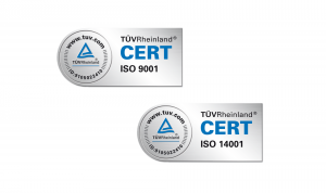 logo ISO 9001 et 14001